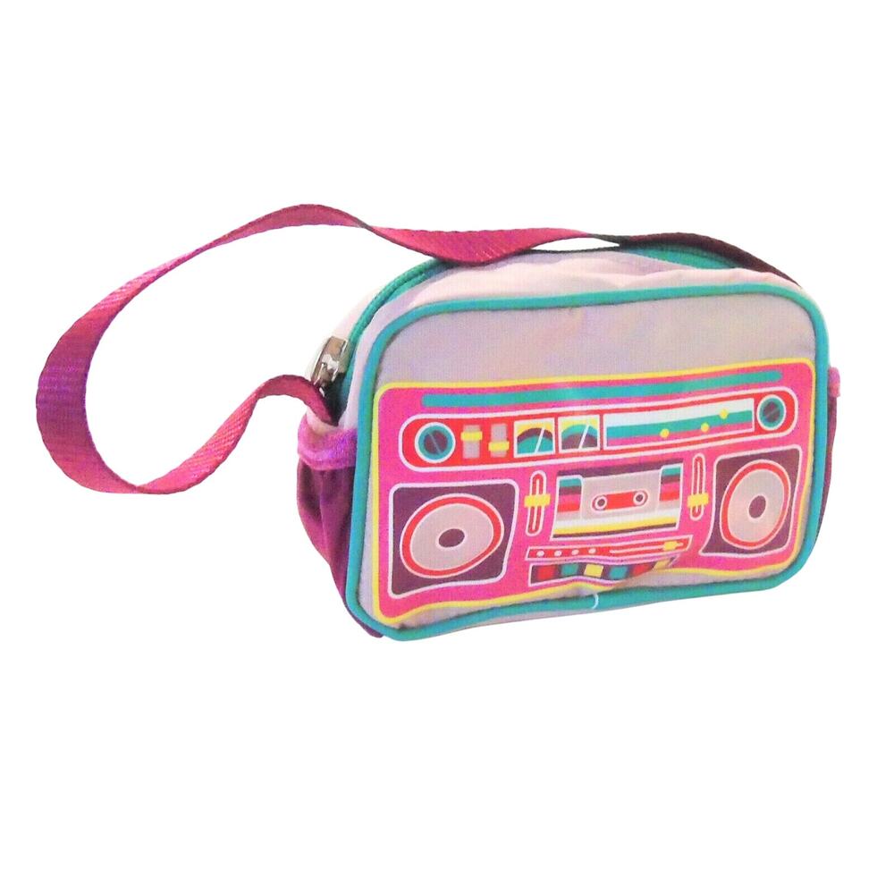 American Girl Doll Purse Gabriella Accessory Boom Box Shoulder Bag Side Pockets